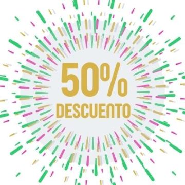 oferta 50% descuento
